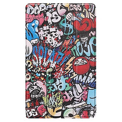 Чехол (книжка) Lenovo Tab M8, BeCover Smart, Graffiti, Рисунок, Черный