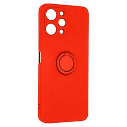 Чехол (накладка) Xiaomi Redmi 12, Armorstandart Icon Ring, Красный