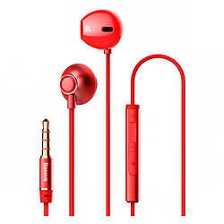 Навушники Baseus NGH06-09 Encok H06, З мікрофоном, Червоний