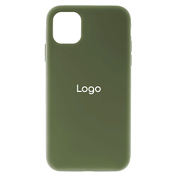 Чохол (накладка) Apple iPhone 11, Original Soft Case, Terracotta, Зелений