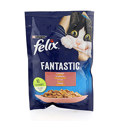 Корм для кошек Felix Fantastic лосось пауч 85 г
