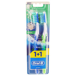 Набір щіток зубних ORAL-B 3D White Medium 2 шт/уп