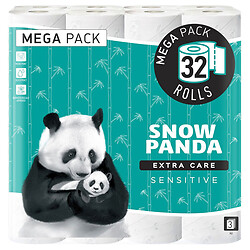 Набір паперу туалетного Сніжна панда Extra Care 3 шари 32 штуки