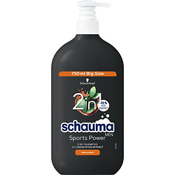 Шампунь для волос мужской 2в1 Schauma Sports Power 750 мл
