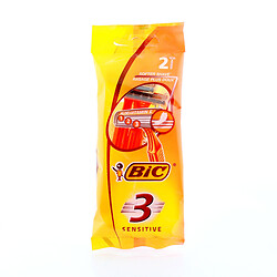 Набір станків BIC3 3леза 2 шт/уп. жовта упаковка