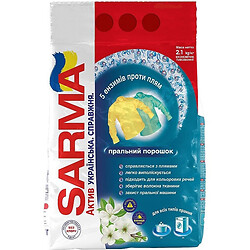 Порошок стиральный универсальный SARMA Актив Горная свежесть 2,1 кг