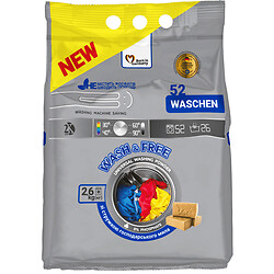 Порошок для прання WASH&FREE універсальний 2600 г
