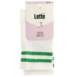 Шкарпетки жіночі демісезоні високі зі смужками Lette