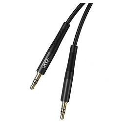 AUX кабель XO NB-R175A, 3,5 мм., 1.0 м., Чорний