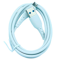 USB кабель Celebrat CB-20M, MicroUSB, 1.0 м., Білий