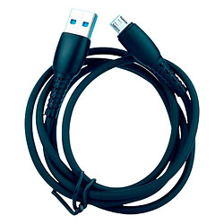 USB кабель Celebrat CB-20M, MicroUSB, 1.0 м., Чорний
