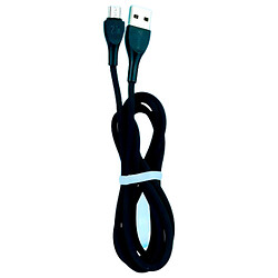 USB кабель Celebrat CB-23M, MicroUSB, 1.2 м., Черный