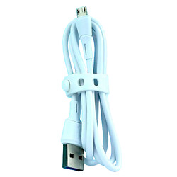 USB кабель Celebrat FLY-2M, MicroUSB, 1.0 м., Білий