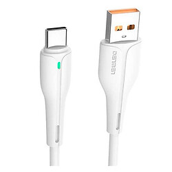 USB кабель Denmen D15V, MicroUSB, 1.0 м., Білий