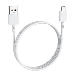 USB кабель Denmen D21T, Type-C, 1.0 м., Білий