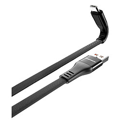 USB кабель Denmen D47V, MicroUSB, 1.0 м., Черный