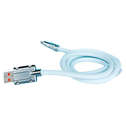 USB кабель Denmen D52V, MicroUSB, 1.0 м., Белый