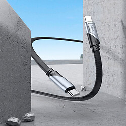 USB кабель Hoco U119 Machine, Type-C, 1.2 м., Черный - № 3