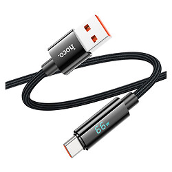 USB кабель Hoco U125 Benefit, Type-C, 1.2 м., Чорний
