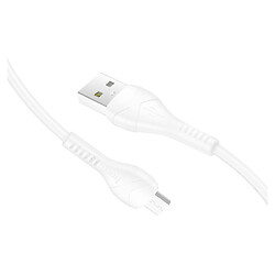 USB кабель Hoco X37 Cool Power, MicroUSB, 0.5 м., Белый