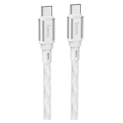 USB кабель Hoco X98 Crystal Ice, Type-C, 1.0 м., Серебряный