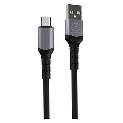 USB кабель WUW X183, MicroUSB, 1.0 м., Чорний