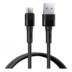 USB кабель Remax RC-C093 Leya, MicroUSB, 1.0 м., Чорний