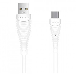 USB кабель WUW X76, Type-C, 1.0 м., Білий