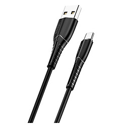 USB кабель Usams US-SJ366 U35, Type-C, 1.0 м., Чорний