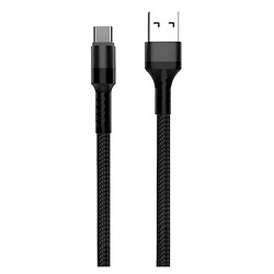 USB кабель WUW X157, Type-C, 1.0 м., Чорний