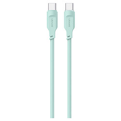 USB кабель Usams US-SJ567, Type-C, 1.2 м., Зеленый
