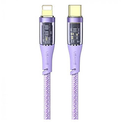 USB кабель Usams US-SJ574 Aluminum Alloy, Type-C, 1.2 м., Бузковий