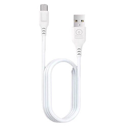 USB кабель WUW X152, MicroUSB, 1.0 м., Білий