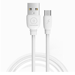 USB кабель WUW X191, MicroUSB, 1.0 м., Білий