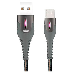 USB кабель XO NB138, MicroUSB, 1.0 м., Зелений