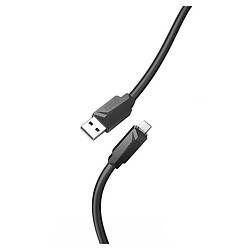 USB кабель XO NB232, MicroUSB, 1.0 м., Чорний