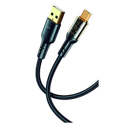USB кабель XO NB229, MicroUSB, 1.0 м., Чорний