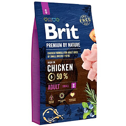 Корм для собак малых пород Brit Premium Adult S Курица 3 кг