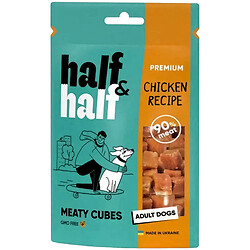 Ласощі для собак м'ясні HalfHalf Premium з куркою 100 г
