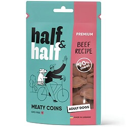 Ласощі для собак HalfHalf Premium з яловичиною 100 г