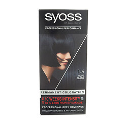 Крем-краска для волос стойкая Syoss Сине-черный 1-4