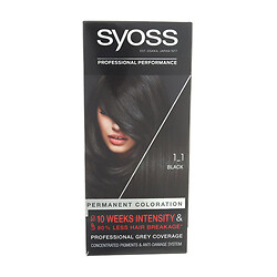 Крем-краска для волос стойкая Syoss Черный 1-1