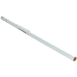 Олівець простий з гумкою з білим корпусом