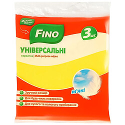 Набір серветок віскозних універсальних FINO 3 штуки