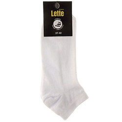 Шкарпетки жіночі сітка низькі Lette білі р.23-25