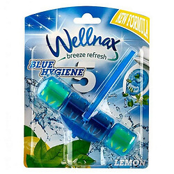 Блок для унитаза Wellnax Синяя вода Лимон 50 г