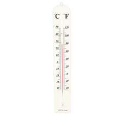 Термометр білий 39 см від -40 до +50