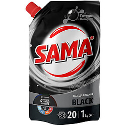 Засіб для прання рідкий автомат SAMA BLACK 1000 г