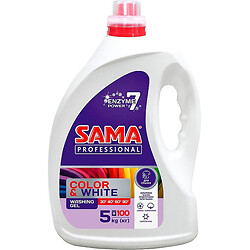 Гель для прання SAMA Professional Color&White 5 кг