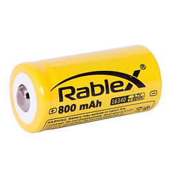Аккумулятор Rablex 16340 / CR123, Желтый